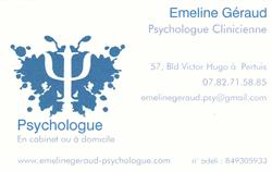 Psychologue Pertuis Émeline GERAUD, - Horaires d'ouverture