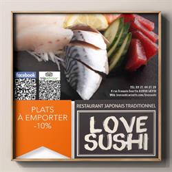 LOVE SUSHI, Liévin - Horaires d'ouverture