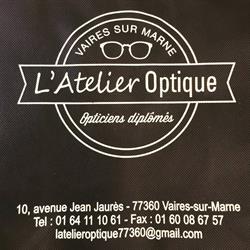 L'Atelier Optique, Vaires-sur-Marne - Horaires d'ouverture