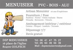 DSP MENUISERIE, Golfech - Horaires d'ouverture