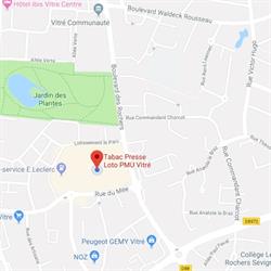 Tabac Presse Loto PMU Vitré, - Horaires d'ouverture