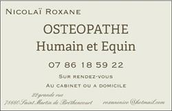 Roxane Nicolaï Ostéopathe, Saint-Martin-de-Bréthencourt - Horaires d'ouverture