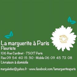 La marguerite à Paris. Atelier/Fleuriste. Bouquets champêtres & sauvages, - Horaires d'ouverture