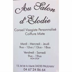 Au salon d'elodie, Paulhan - Horaires d'ouverture