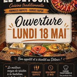 Resto le Détour, Saint-Hilaire-de-Brethmas - Horaires d'ouverture
