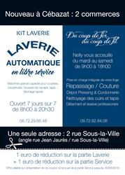 Kit Laverie - Laverie Automatique de Cébazat, - Horaires d'ouverture