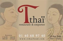 T thaï food, Paris - Horaires d'ouverture
