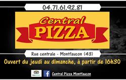 Central Pizza Montfaucon, Montfaucon-en-Velay - Horaires d'ouverture