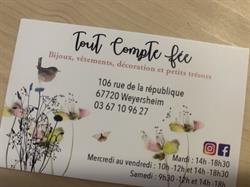 Tout Compte Fée, Weyersheim - Horaires d'ouverture