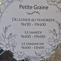 Petite Graine, Abbeville - Horaires d'ouverture