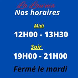 La Lau'nia, Le Thillot - Horaires d'ouverture