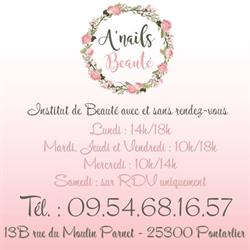 A'nails Beauté, Pontarlier - Horaires d'ouverture