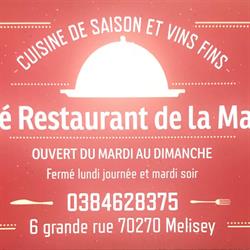 Cafe Restaurant De La Mairie, Mélisey - Horaires d'ouverture
