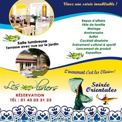Restaurant les Oliviers Noisy le Grand, Noisy-le-Grand - Horaires d'ouverture