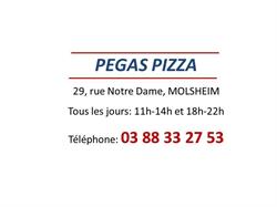 Pegas Pizza, Molsheim - Horaires d'ouverture