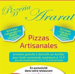 Pizzéria Ararat, Aurillac - Horaires d'ouverture
