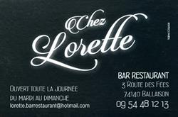Chez Lorette, Ballaison - Horaires d'ouverture