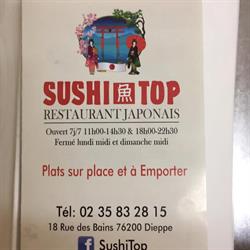 Sushi Top, Dieppe - Horaires d'ouverture