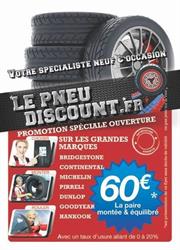 Le Pneu Discount / Meca pneu Discount, Plaisance-du-Touch - Horaires d'ouverture