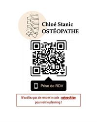 Chloé Stanic Ostéopathe, Avoine - Horaires d'ouverture
