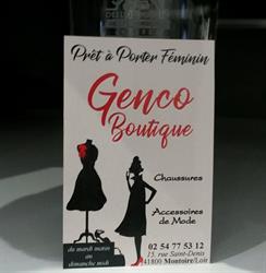 Genco Boutique, Montoire-sur-le-Loir - Horaires d'ouverture