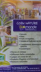 Coin Nature Biomonde, Sarrebourg - Horaires d'ouverture