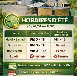 La bonne adresse de Cahon - Horaires d'ouverture