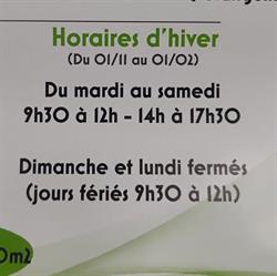 La bonne adresse de Cahon, - Horaires d'ouverture