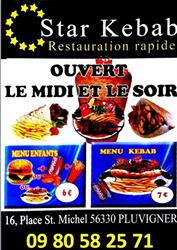 Star Kebab, Pluvigner - Horaires d'ouverture
