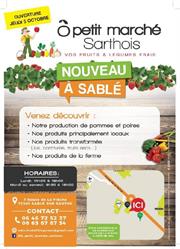 Ô Petit Marché Sarthois, Sablé-sur-Sarthe - Horaires d'ouverture
