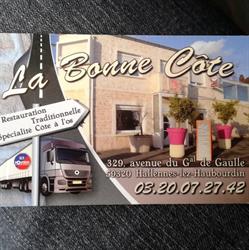 Auberge LA BONNE CÔTE, Hallennes-lez-Haubourdin - Horaires d'ouverture