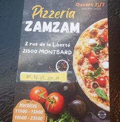 Pizzeria zam.zam, Montbard - Horaires d'ouverture