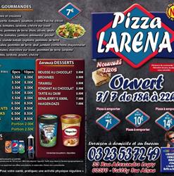 PIZZA larena, Vailly-sur-Aisne - Horaires d'ouverture