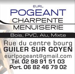 EURL Pogeant Menuisier/Charpentier, Guiler-sur-Goyen - Horaires d'ouverture