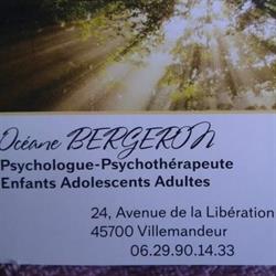 Océane Bergeron Psychologue, Villemandeur - Horaires d'ouverture