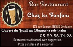 Chez les Fonfons, Denipaire - Horaires d'ouverture