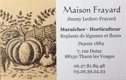 Maison Frayard, Thaon-les-Vosges - Horaires d'ouverture