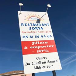 Restaurant SORYA, Seysses - Horaires d'ouverture