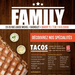 Le Family, Bagnolet - Horaires d'ouverture