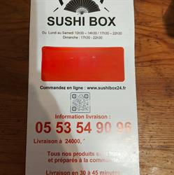 Sushi Box24, Périgueux - Horaires d'ouverture