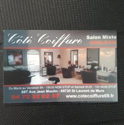 Coté Coiffure, Saint-Laurent-de-Mure - Horaires d'ouverture