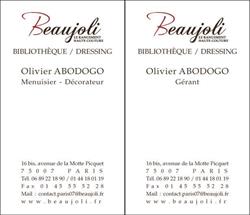 PLACARDS BEAUJOLI, DRESSING BEAUJOLI & BIBLIOTHEQUE 100% SUR MESURE " BEAUJOLI ", Paris - Horaires d'ouverture