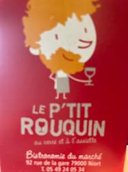Le P Tit Rouquin, Niort - Horaires d'ouverture