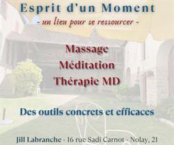 Esprit d'un Moment, Chambre d'hôtes, massage bien-être à Nolay, près de Beaune, - Horaires d'ouverture