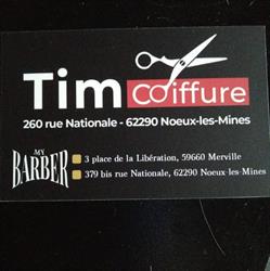Tim Coiffure, Noeux-les-Mines - Horaires d'ouverture