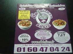 Ô 2 DELICES D'ASIE- Chinois halal, Grigny - Horaires d'ouverture