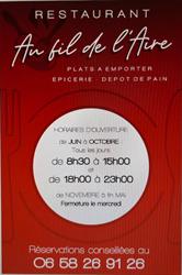 Au Fil De L'Aire, Les Aires - Horaires d'ouverture