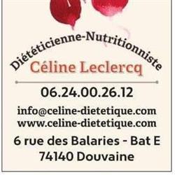 Céline LECLERCQ - Diététicienne, Douvaine - Horaires d'ouverture