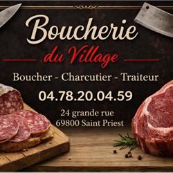 Boucherie du village, Saint-Priest - Horaires d'ouverture
