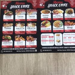 Snack Emre Wattrelos, - Horaires d'ouverture